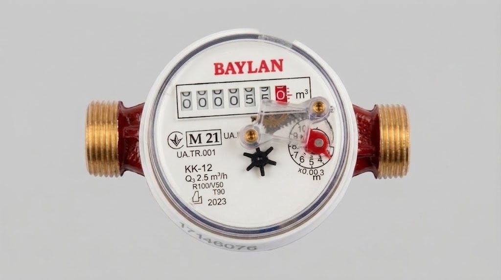 Счетчик для холодной воды квартирный BAYLAN TK-13 S Dn 15 (класс "С", R = 160)