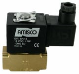 Электромагнитный клапан GEVAX 1901 1/2" прямого действия N.C. 0 - 6 bar EPDM 12VDC
