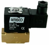 Электромагнитный клапан GEVAX 1901 1/2" прямого действия N.C. 0 - 6 bar 24VDC