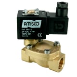 Электромагнитный клапан GEVAX 1931 1/2” непрямого действия НЗ 0.5 - 10 bar FKM 24VDC