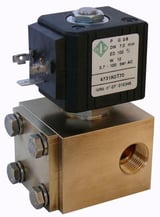Клапан электромагнитный высокого давления НЗ ODE 4731KOT70 3/8" 0.7 - 100 bar (PTFE)