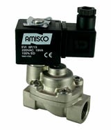 Електромагнітний клапан для пари GEVAX 4911C 1/2" Н.В. 0.5 - 10 bar +180C PTFE 220VAC