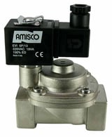 Електромагнітний клапан для пари Gevax 4911C 1" Н.В. 0.5 - 10 бар +180C PTFE 220VAC