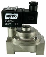 Электромагнитный клапан для пара Gevax 4911C 1" 0.5 - 10 бар +180C PTFE 24VDC
