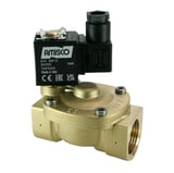 Электромагнитный клапан GEVAX 1901 1” непрямого действия НЗ 0.5 - 16 bar FKM 24VDC