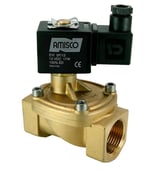 Электромагнитный клапан GEVAX 1841 1" высокого давления Н.З. 0.5 - 40 bar 12VDC