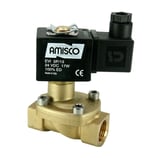 Електромагнітний клапан GEVAX 1841 1/2" високого тиску Н.З. 0.5 - 40 bar 24VDC