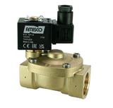 Электромагнитный клапан GEVAX 1901 1” непрямого действия НО 0.5 - 16 bar EPDM 12VDC