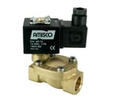 Электромагнитный клапан GEVAX 1901 1/2” непрямого действия НО 0.5 - 16 bar FKM 12VDC