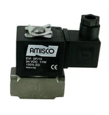 Электромагнитный клапан нержавеющий GEVAX 7901 1/2" Н.З. 0 - 5 bar PTFE 24VDC