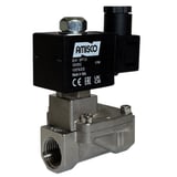 Электромагнитный клапан из нержавеющей стали FLUSO SV-15 N.C. 1/2" 0.5 - 20 bar 12VDC