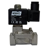 Электромагнитный клапан из нержавеющей стали FLUSO SV-15 N.C. 1/2" 0.5 - 20 bar 12VDC