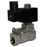 Электромагнитный клапан из нержавеющей стали FLUSO SV-15 N.C. 1/2" 0.5 - 20 bar 12VDC