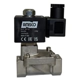 Электромагнитный клапан из нержавеющей стали FLUSO SV-15 N.C. 1/2" 0.5 - 20 bar 24VDC