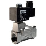 Электромагнитный клапан из нержавеющей стали FLUSO SV-20 N.C. 3/4" 0.5 - 20 bar 24VDC