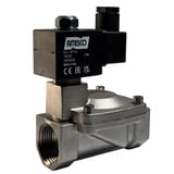 Электромагнитный клапан из нержавеющей стали FLUSO SV-25 N.C. 1" 0.5 - 20 bar 12VDC