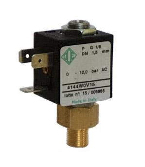Електромагнітний клапан для компресорів 2/2 ходовий ODE 4144W0V15 H.B. 1/8" 0-12 bar