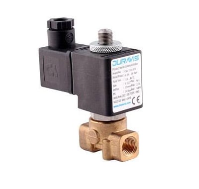 Электромагнитный клапан для компрессоров 3/2 ходовой Duravis ESV 506-01-018 N.С. 1/4" 0-10 bar