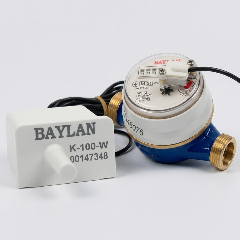 Счётчик воды Baylan KK-12 с подготовкой к импульсному выходу