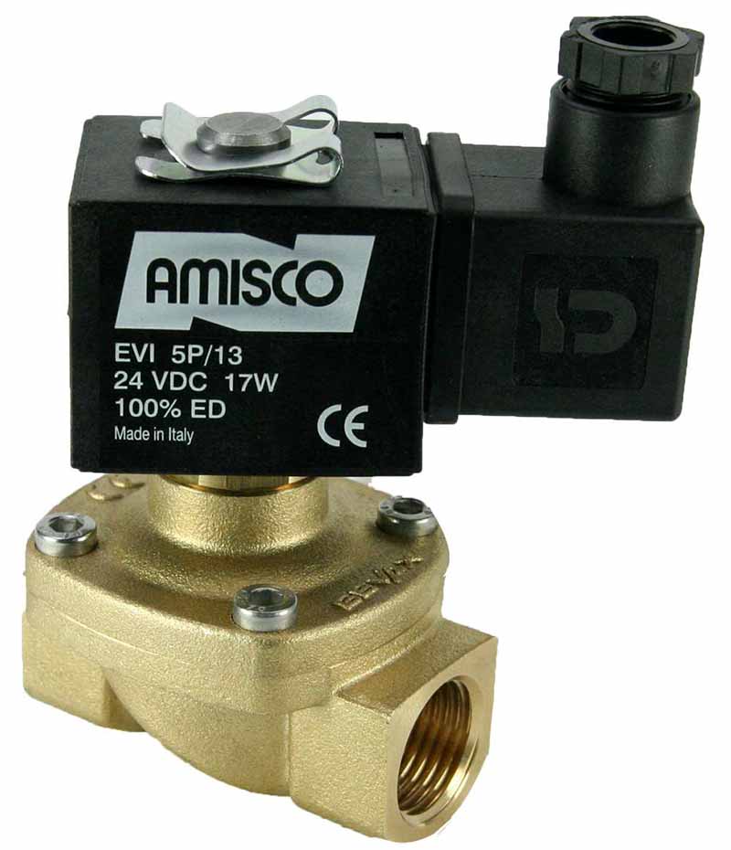 Электромагнитный клапан GEVAX 1901 1/2” комбинированного действия НО 0 - 6 bar NBR 24VDC