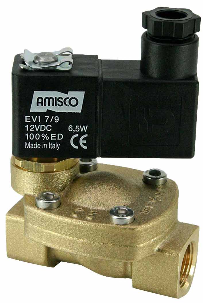 Электромагнитный клапан GEVAX 1901 3/8” непрямого действия НЗ 0.5 - 10 bar EPDM 12DC