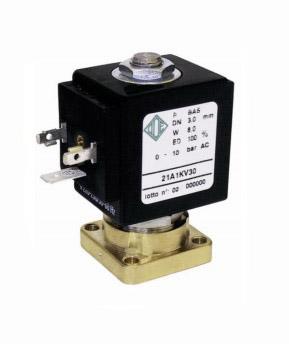 Электромагнитный клапан для компрессоров 2/2 ходовой ODE 21A1KV25 H.З. 0-14 bar