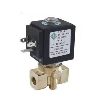 Электромагнитный клапан для компрессоров 2/2 ходовой ODE 21A3ZV20D H.O. 1/8" 0-20 bar