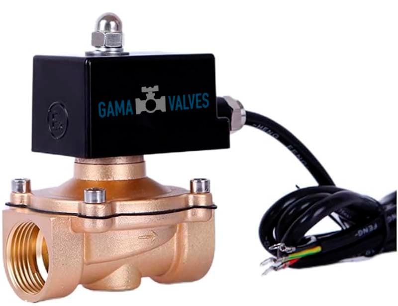 Електромагнітний клапан вибухозахищений GAMA 2W-50 Н.З. 2" 0 - 10 бар NBR EX 24VDC