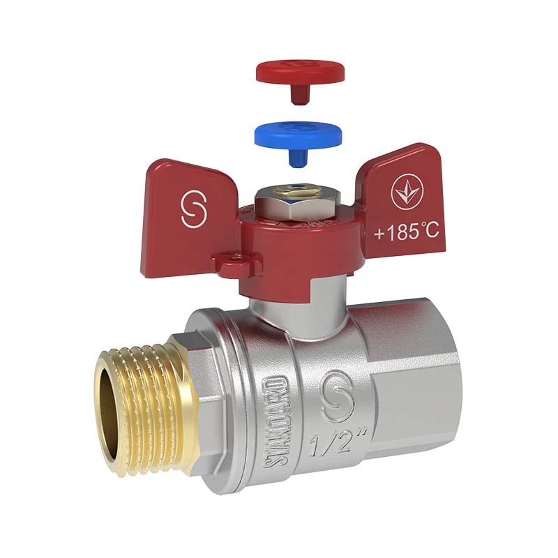 Кран кульовий STANDARD DN 15 (1/2") В-З