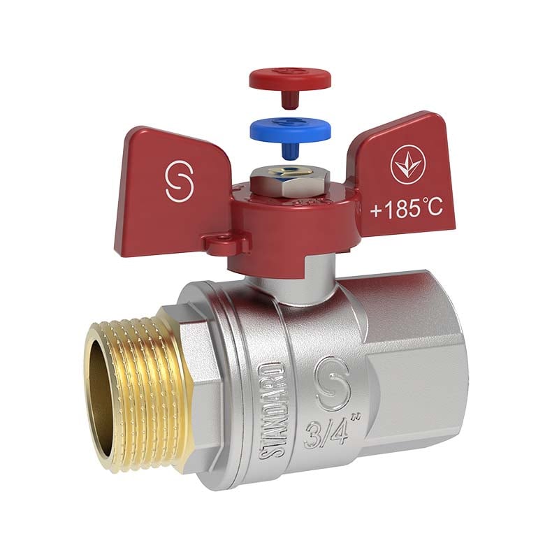 Кран кульовий STANDARD DN 20 (3/4") В-З