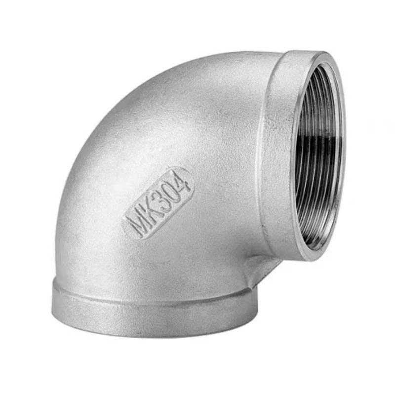 Уголок из нержавеющей стали AISI304 DN25 90
