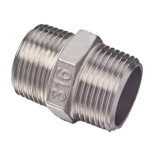 Ниппель из нержавеющей стали AISI 316 DN 15 (1/2")