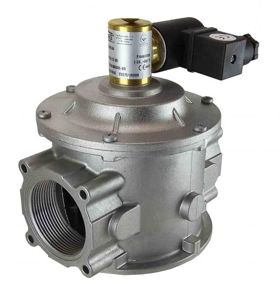 Электромагнитный клапан газовый MADAS M16/RM N.A. DN50 Р0,5 (муфтовый) Н.О.