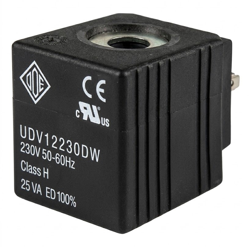 Катушка для электромагнитного клапана ODE UDA12230DS, 220VAC, 12 Вт