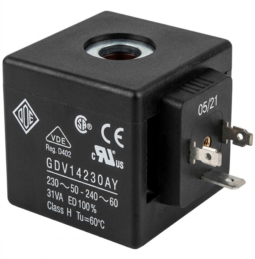 Катушка для электромагнитного клапана ODE GDH14223DS, 220VAC, 14 Вт