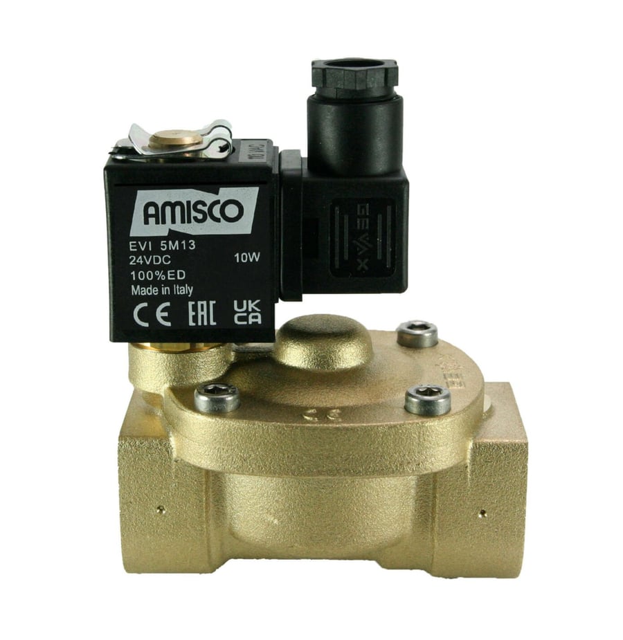 Электромагнитный клапан GEVAX 1901 1” непрямого действия НЗ 0.5 - 16 bar FKM 24VDC