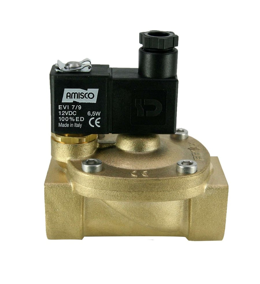 Электромагнитный клапан GEVAX 1931 1” непрямого действия НЗ 0.5 - 10 bar 12VDC