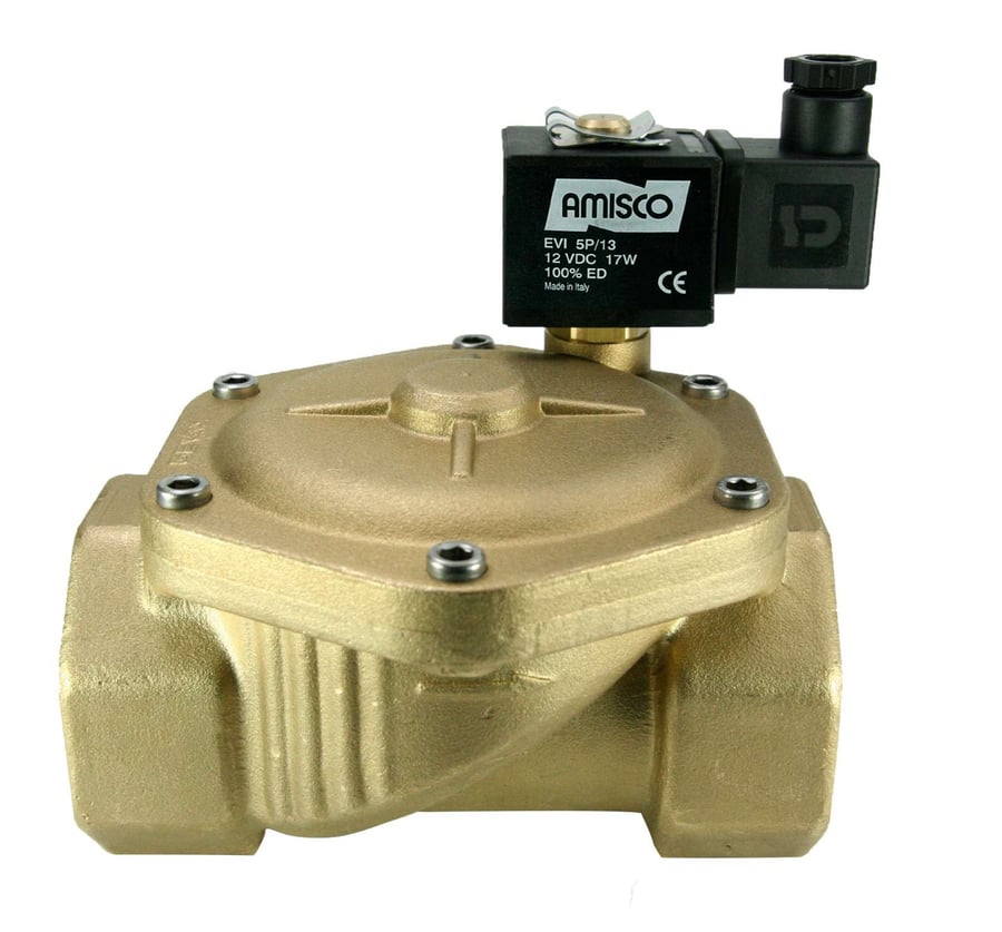 Электромагнитный клапан GEVAX 1901 2” непрямого действия НЗ 0.5 - 10 bar EPDM 12VDC