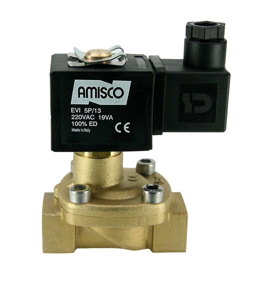 Электромагнитный клапан GEVAX 1841 1/2" высокого давления Н.З. 0.5 - 40 bar 220VAC