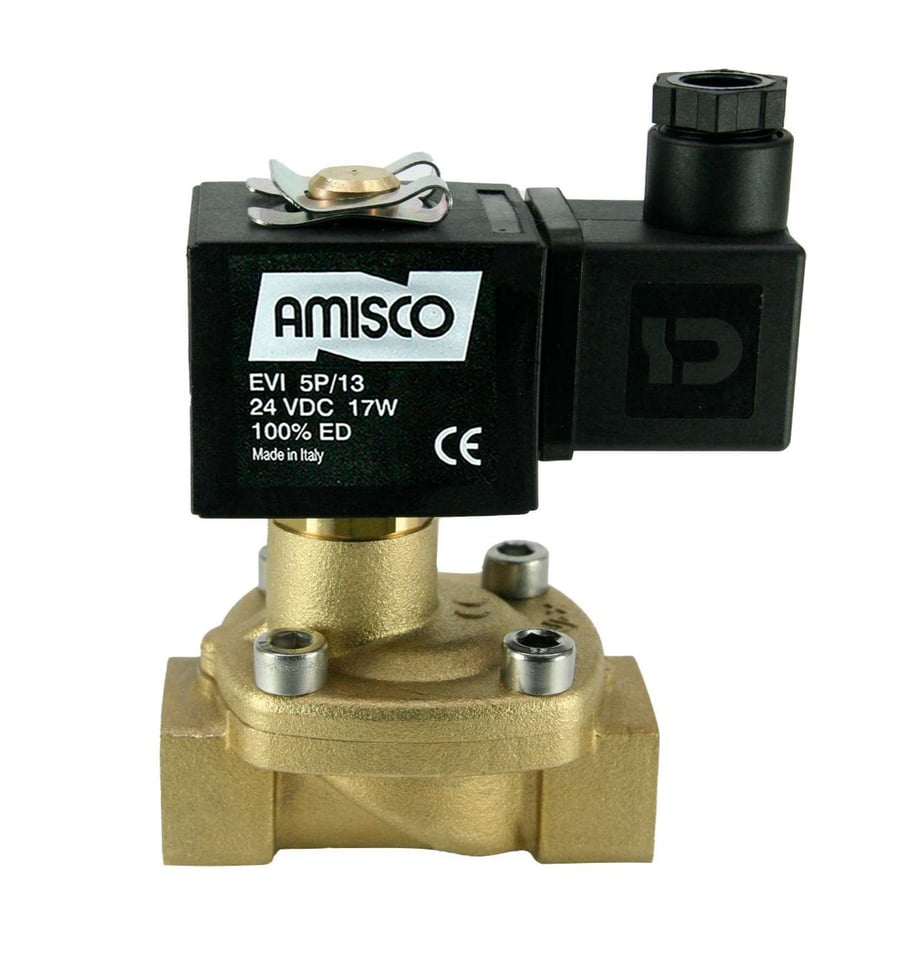 Електромагнітний клапан GEVAX 1841 1/2" високого тиску Н.З. 0.5 - 40 bar 24VDC