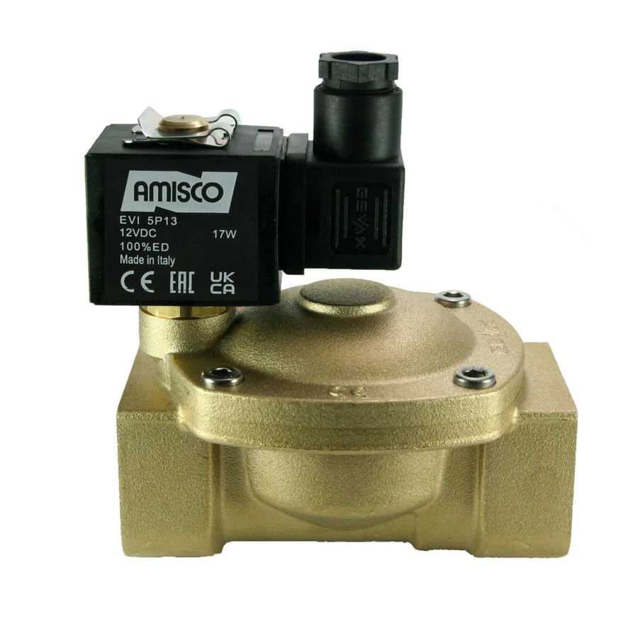 Электромагнитный клапан GEVAX 1901 1 1/4” непрямого действия НО 0.5 - 10 bar 12VDC