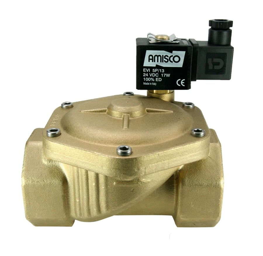 Электромагнитный клапан GEVAX 1901 2” непрямого действия Н.О. 0.5 - 10 bar EPDM 24VDC