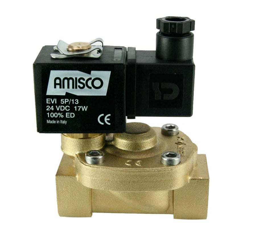 Электромагнитный клапан GEVAX 1901 3/4” непрямого действия НО 0.5 - 16 bar FKM 24VDC