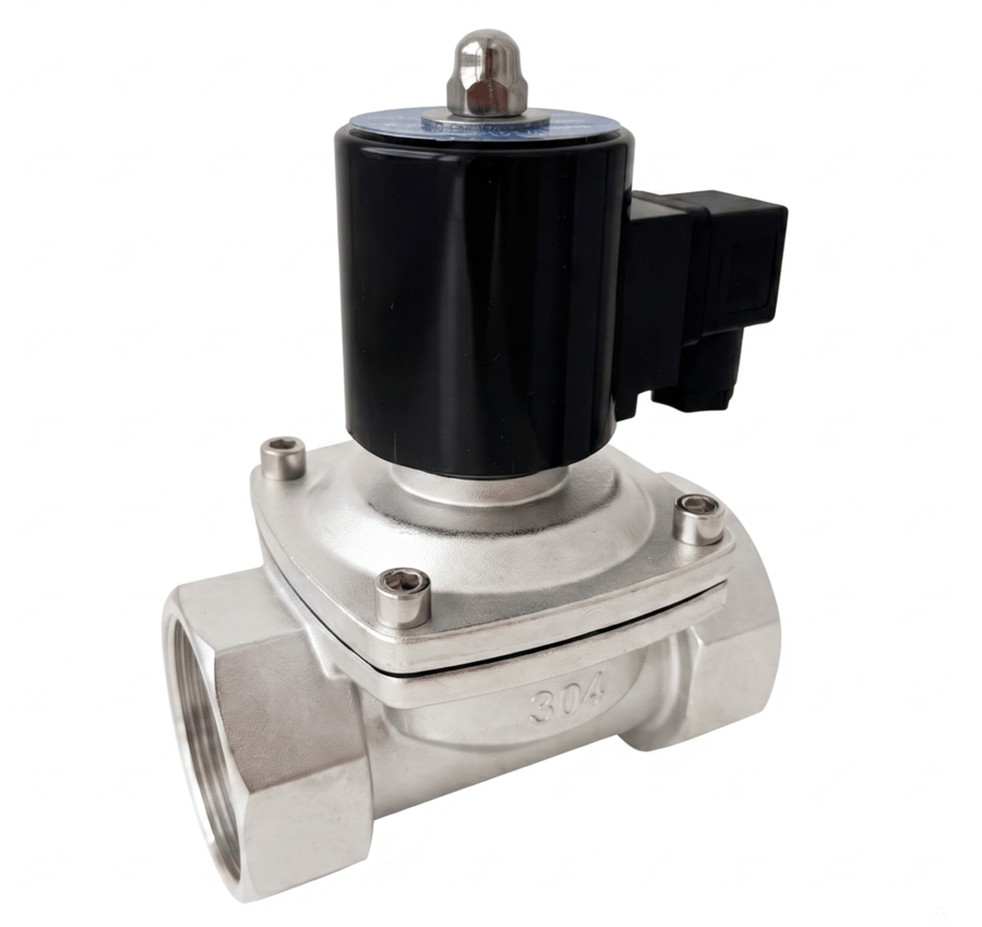 Электромагнитный клапан из нержавеющей стали GAMA DSS-50 Н.З. 2" 0 - 10 bar NBR 24-220V (AC/DC)